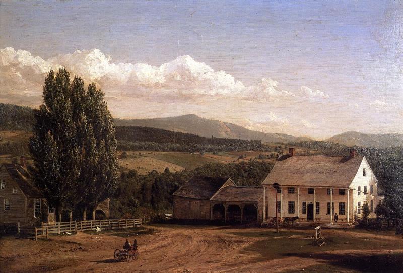 View in Pittsford, Vt., Frederic Edwin Church